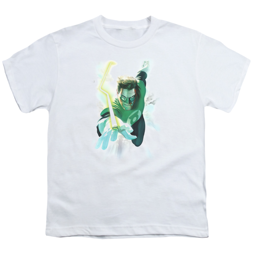 Green Lantern Clouds - Youth T-Shirt Youth T-Shirt (Ages 8-12) Green Lantern