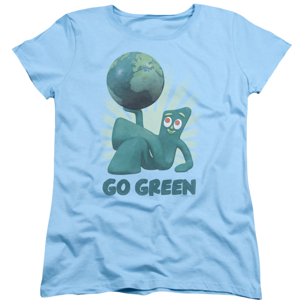 Gumby Go Green Women's T-Shirt Women's T-Shirt Gumby