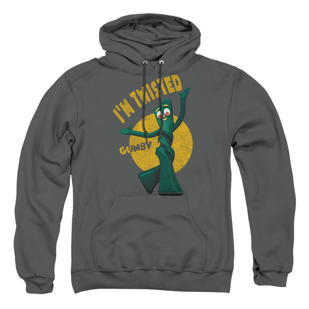 Gumby Twisted Pullover Hoodie Pullover Hoodie Gumby