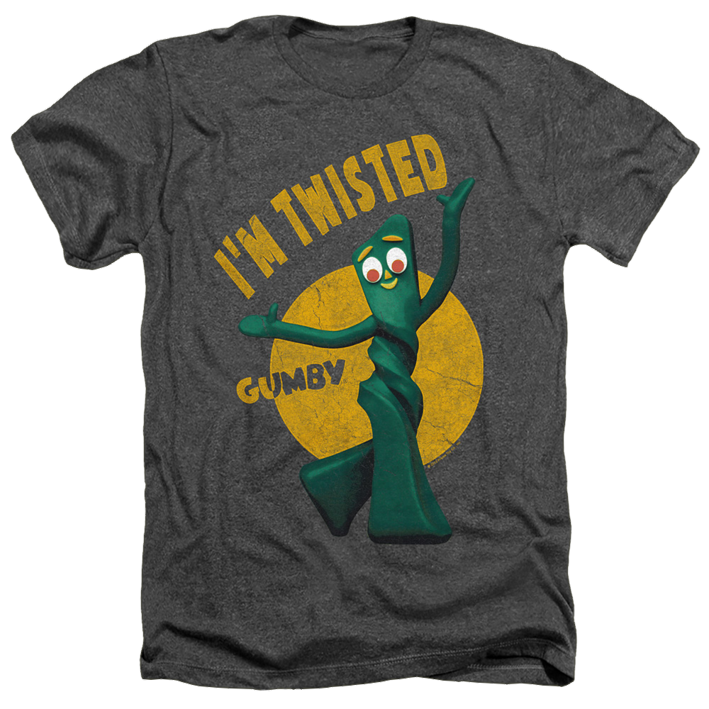 Gumby Twisted Men's Heather T-Shirt Men's Heather T-Shirt Gumby