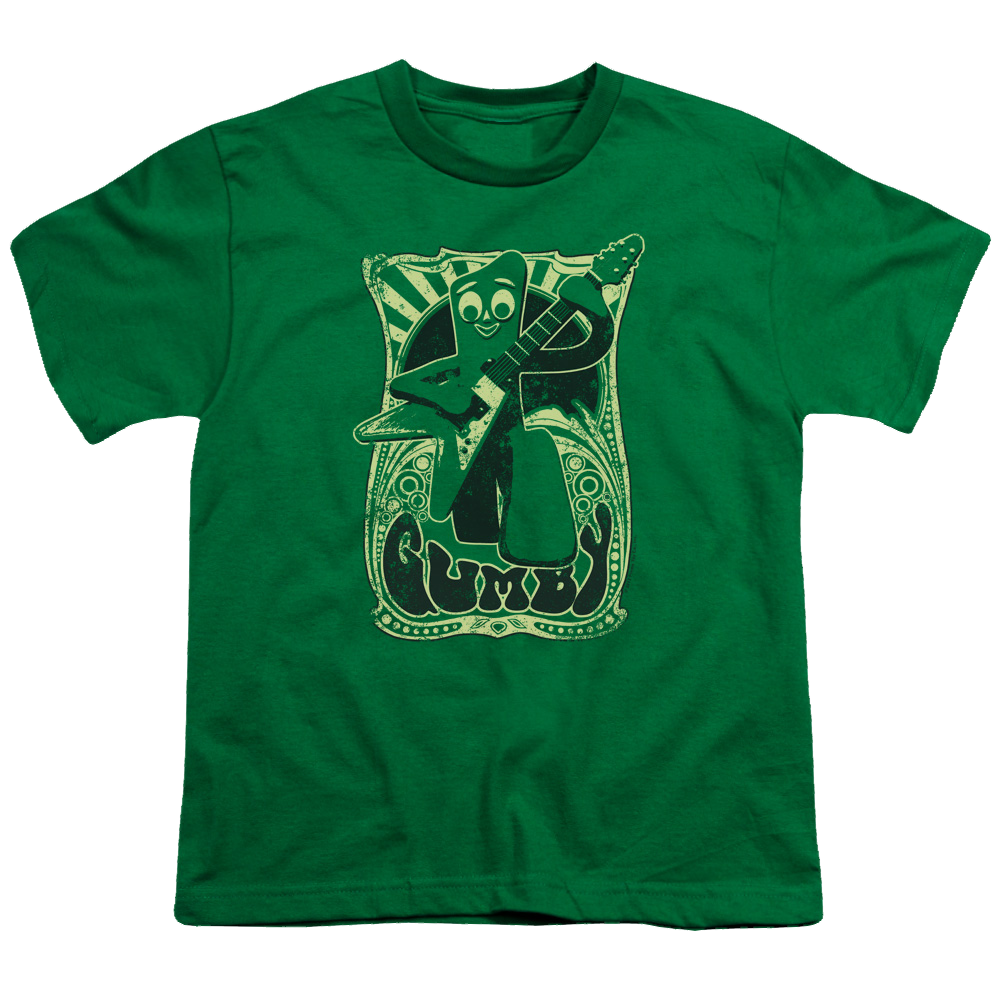 Gumby Vintage Rock Poster Youth T-Shirt (Ages 8-12) Youth T-Shirt (Ages 8-12) Gumby
