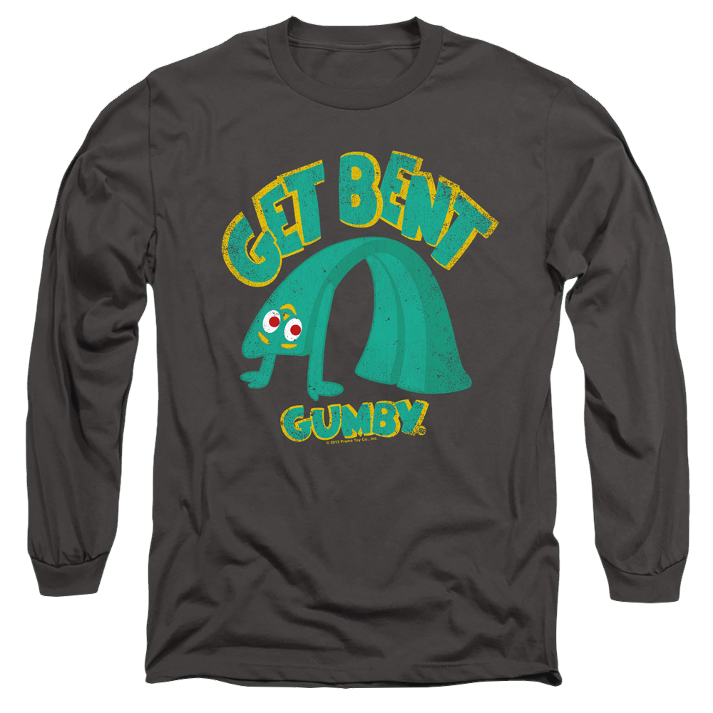 Gumby Get Bent Men's Long Sleeve T-Shirt Men's Long Sleeve T-Shirt Gumby