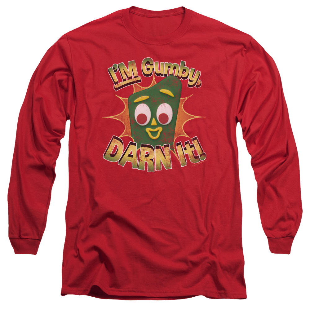 Gumby Darn It Men's Long Sleeve T-Shirt Men's Long Sleeve T-Shirt Gumby