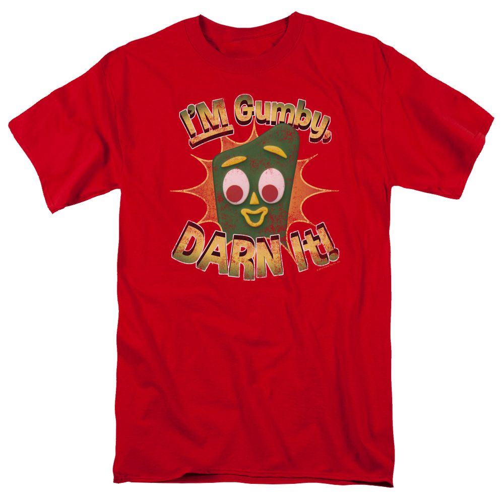 Gumby Darn It Men's Regular Fit T-Shirt Men's Regular Fit T-Shirt Gumby