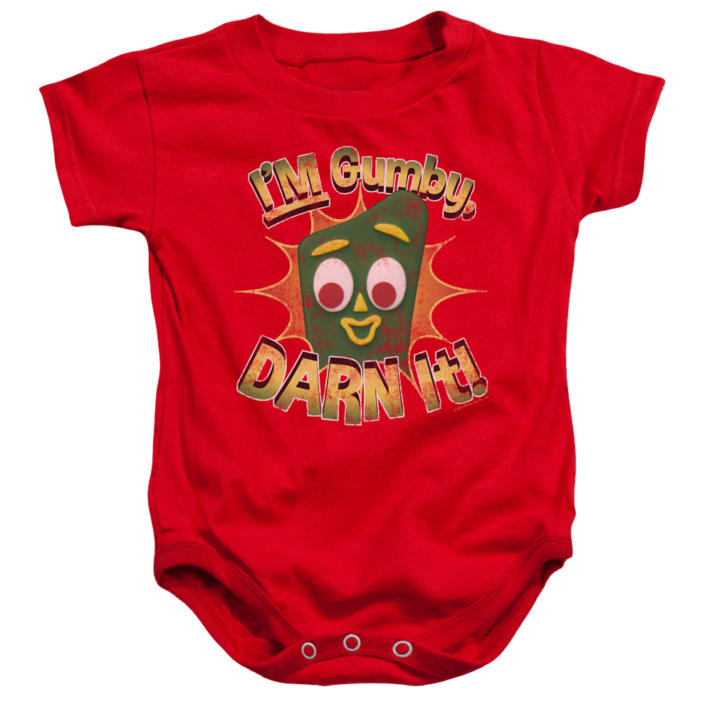 Gumby Darn It Baby Bodysuit Baby Bodysuit Gumby