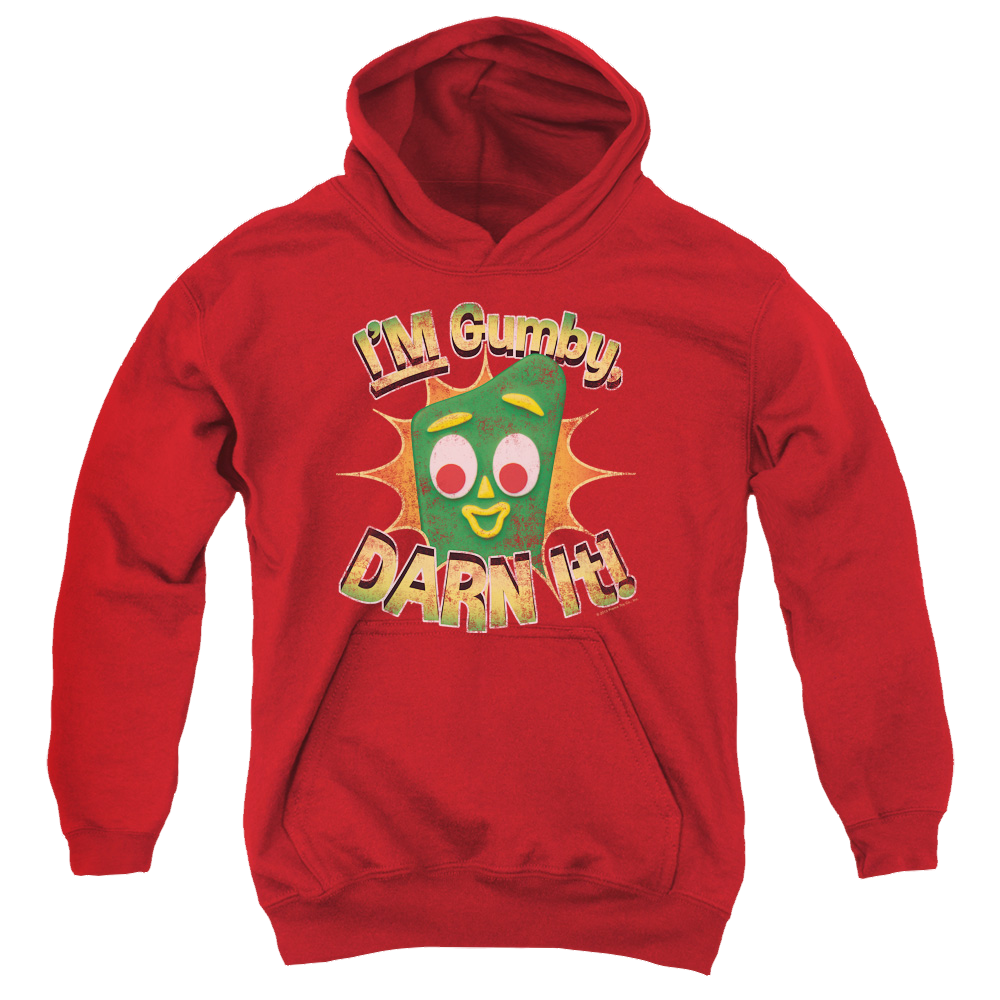 Gumby Darn It Youth Hoodie (Ages 8-12) Youth Hoodie (Ages 8-12) Gumby