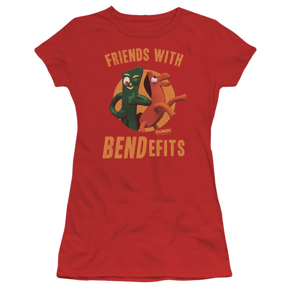 Gumby Bendefits Juniors T-Shirt Juniors T-Shirt Gumby