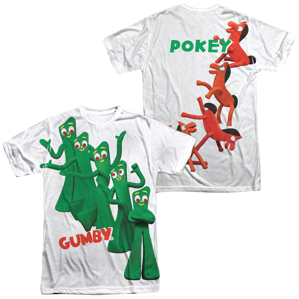 Gumby Moves Men's All Over Print T-Shirt Men's All-Over Print T-Shirt Gumby