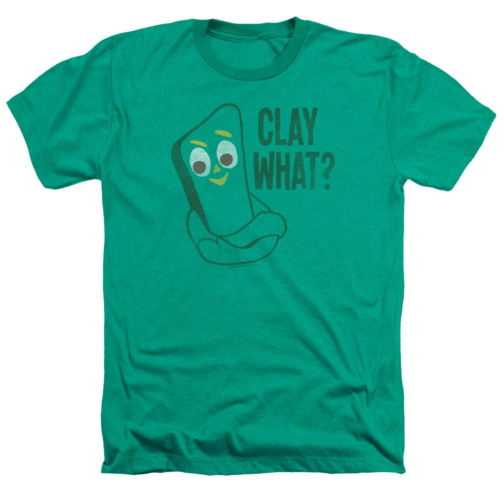 Gumby Clay What Men's Heather T-Shirt Men's Heather T-Shirt Gumby