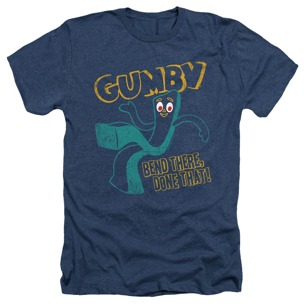 Gumby Bend There - Men's Heather T-Shirt Men's Heather T-Shirt Gumby