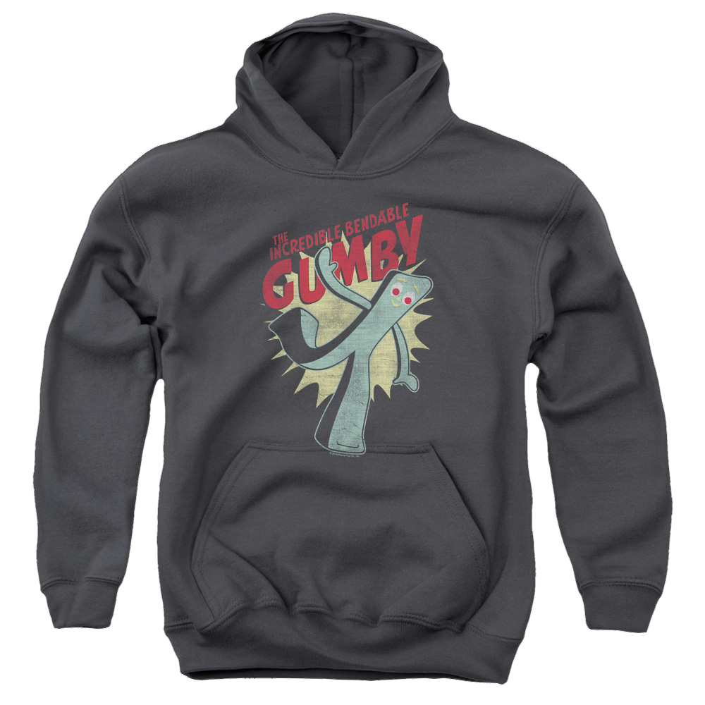 Gumby Bendable Youth Hoodie (Ages 8-12) Youth Hoodie (Ages 8-12) Gumby