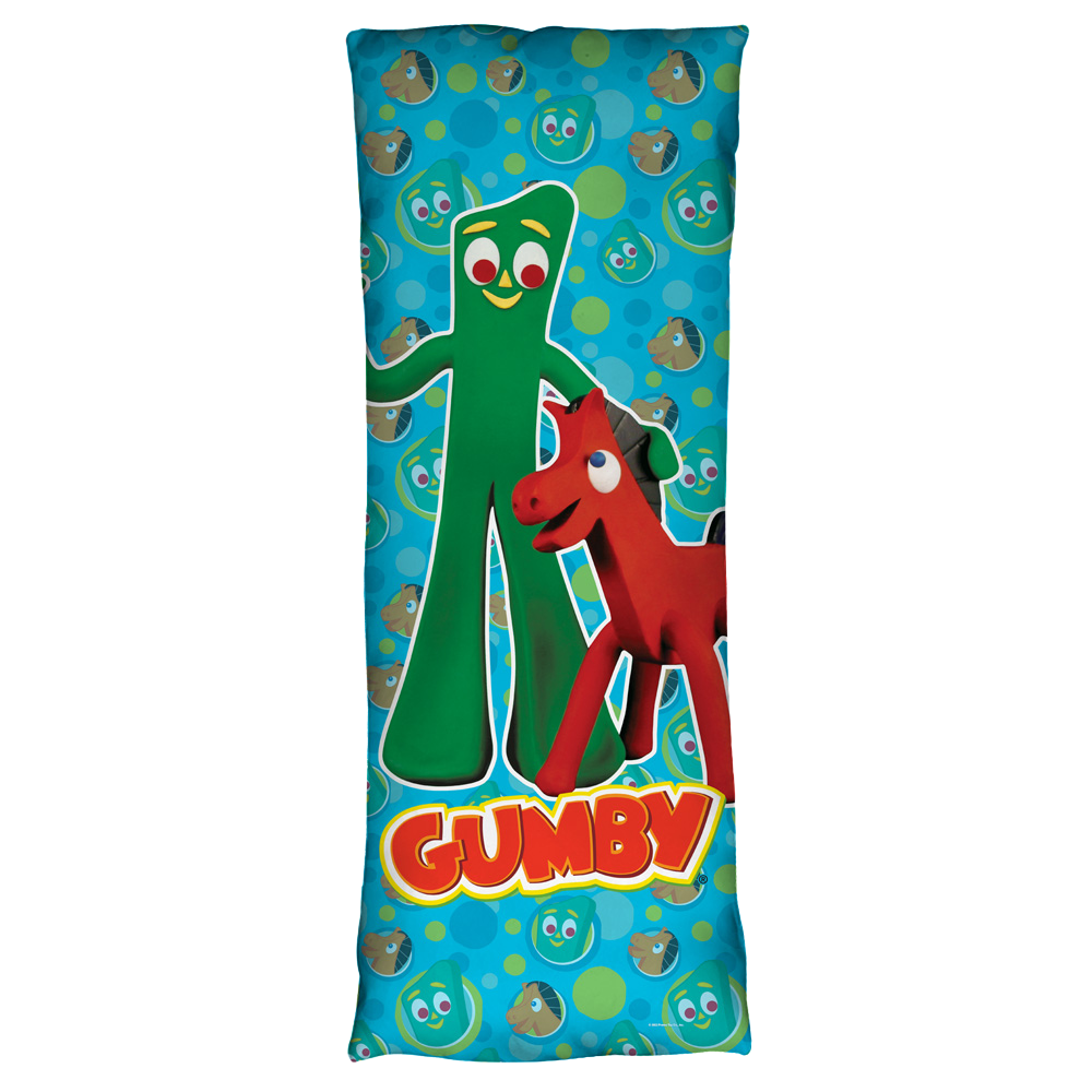 Gumby Best Friends Body Pillow Body Pillows Gumby