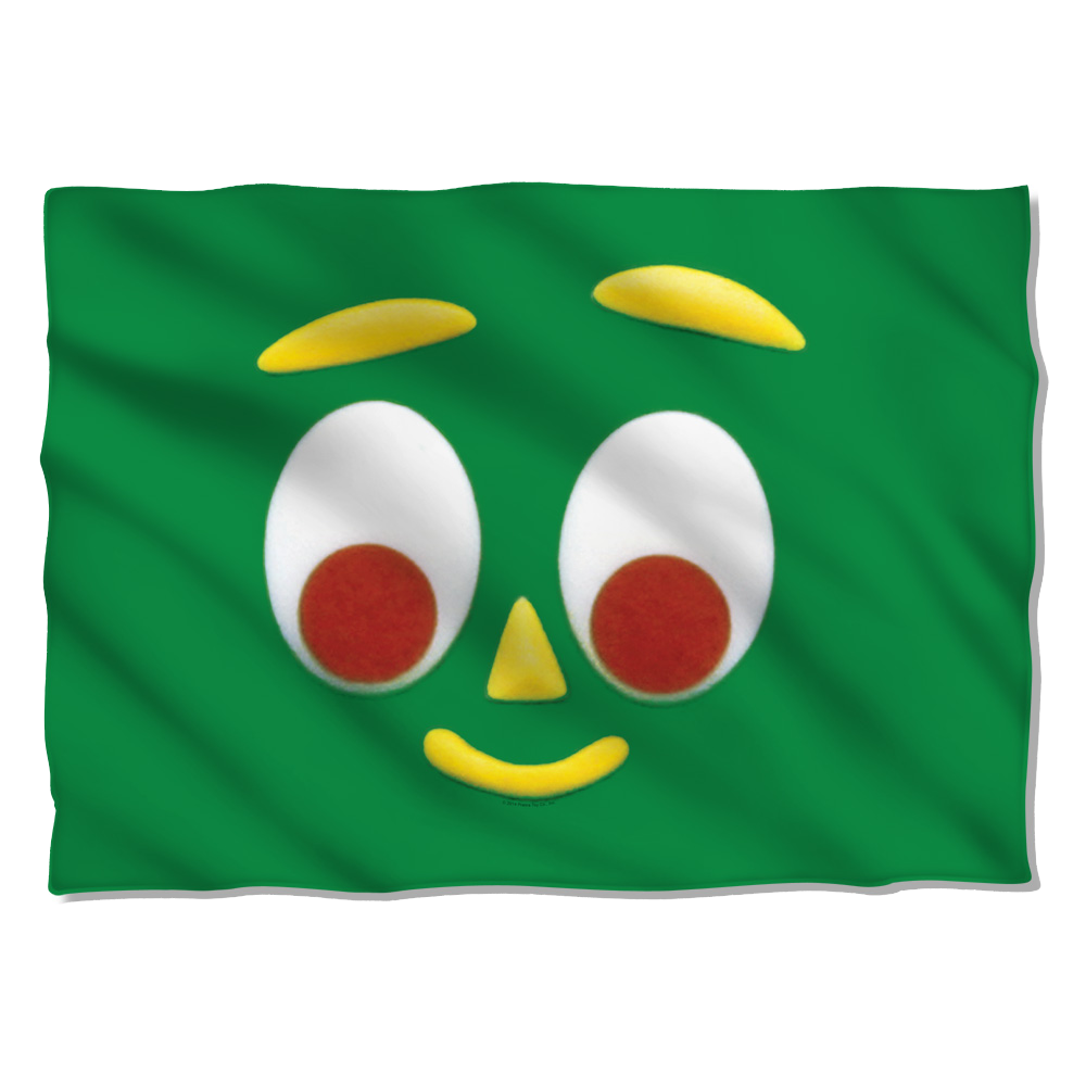 Gumby Big Face - Pillow Case Pillow Cases Gumby