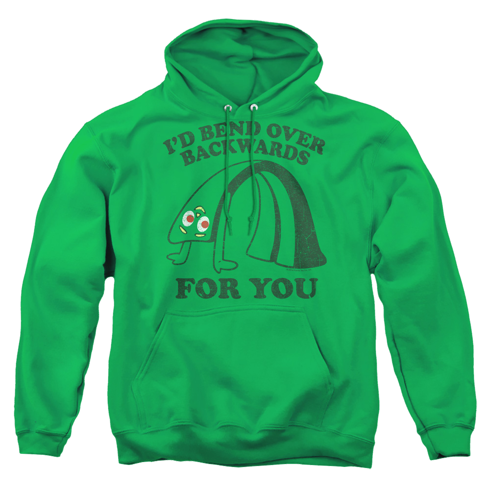 Gumby Bend Backwards - Pullover Hoodie Pullover Hoodie Gumby