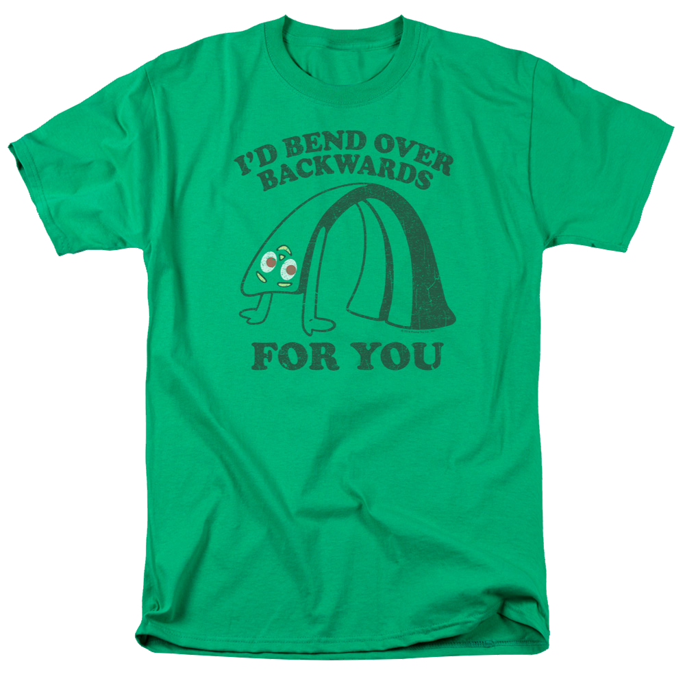 Gumby Bend Backwards - Men's Regular Fit T-Shirt Men's Regular Fit T-Shirt Gumby