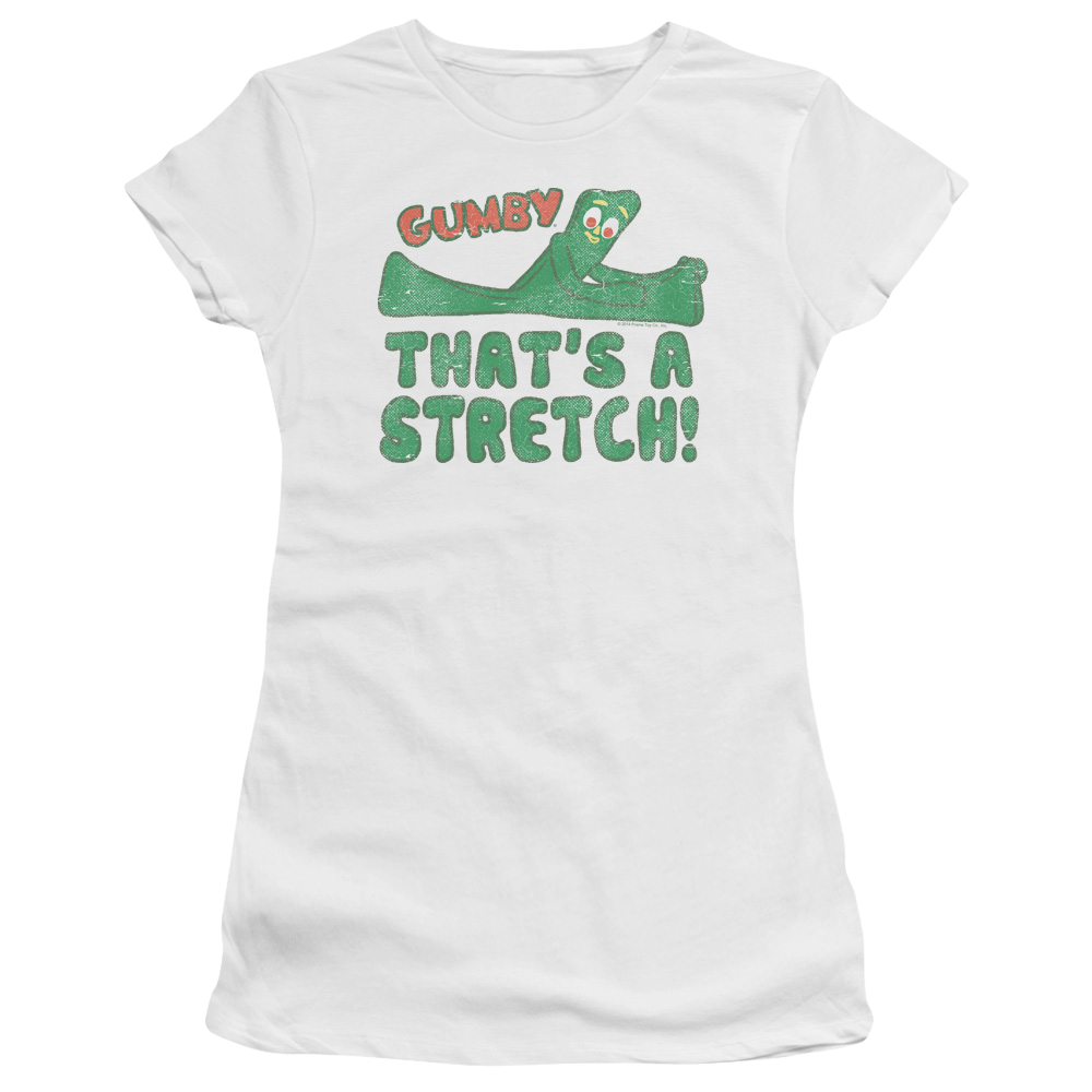 Gumby That's A Stretch Juniors T-Shirt Juniors T-Shirt Gumby