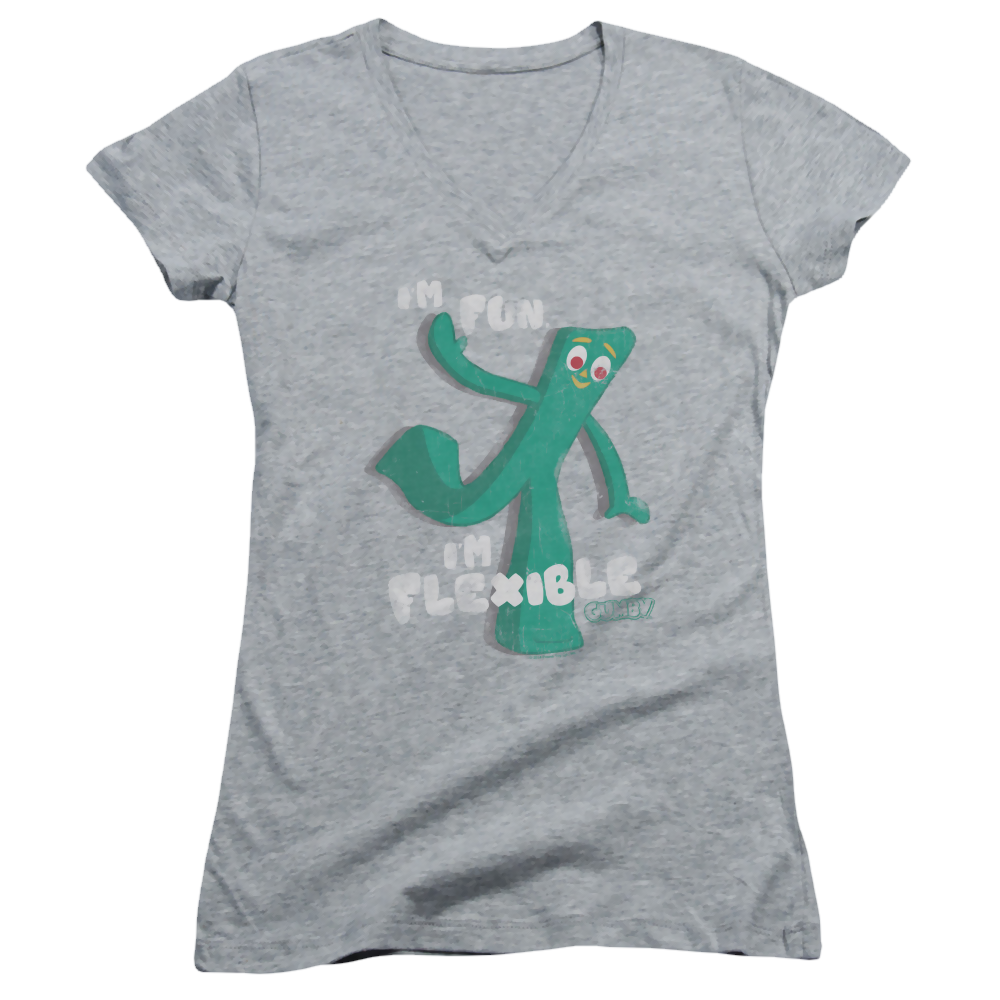 Gumby Flex Juniors V-Neck T-Shirt Juniors V-Neck T-Shirt Gumby