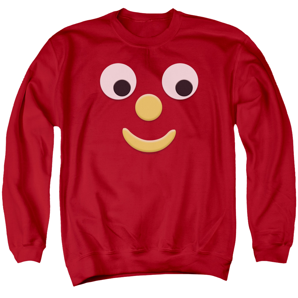 Gumby Blockhead J Men's Crewneck Sweatshirt Men's Crewneck Sweatshirt Gumby