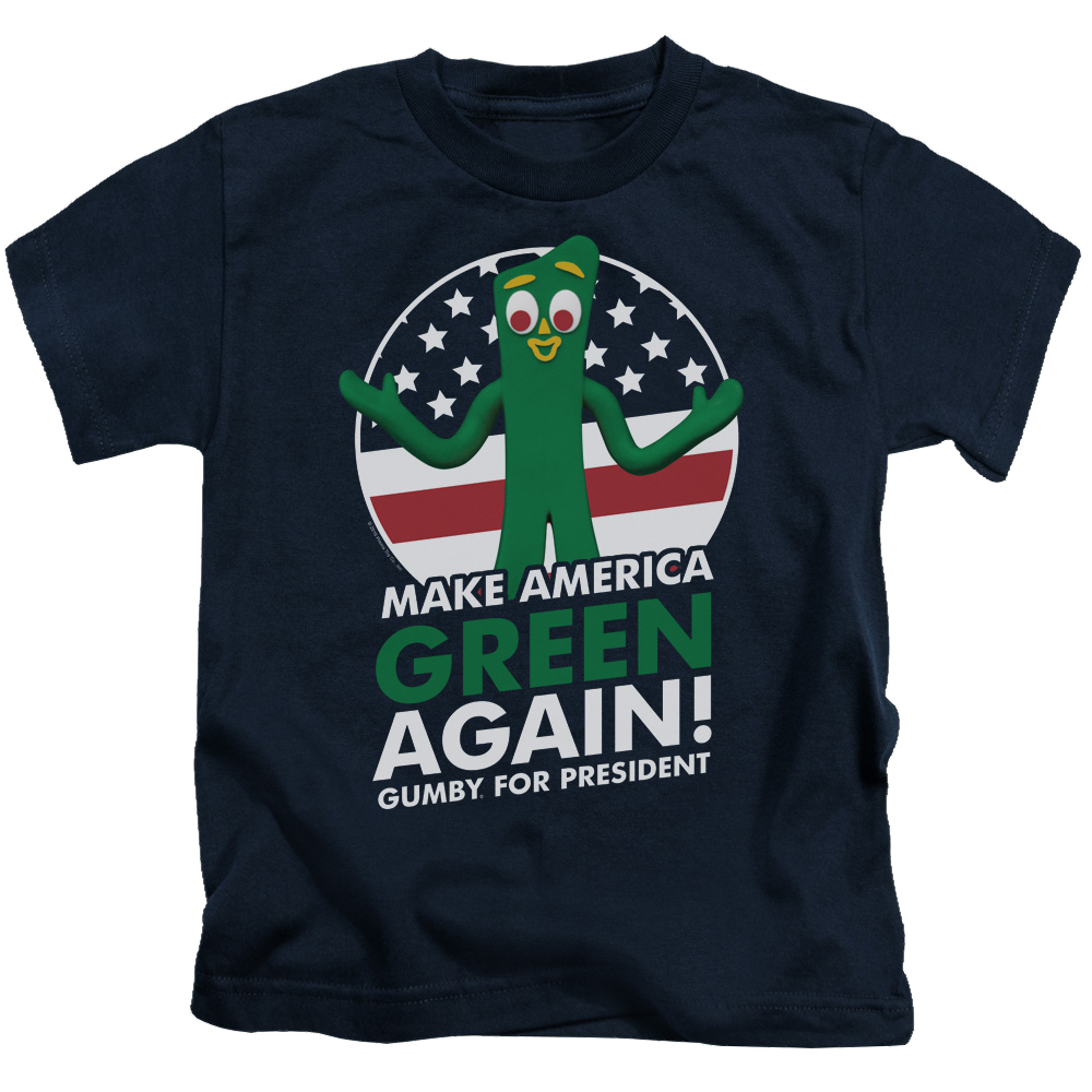 Gumby For President Kid's T-Shirt (Ages 4-7) Kid's T-Shirt (Ages 4-7) Gumby