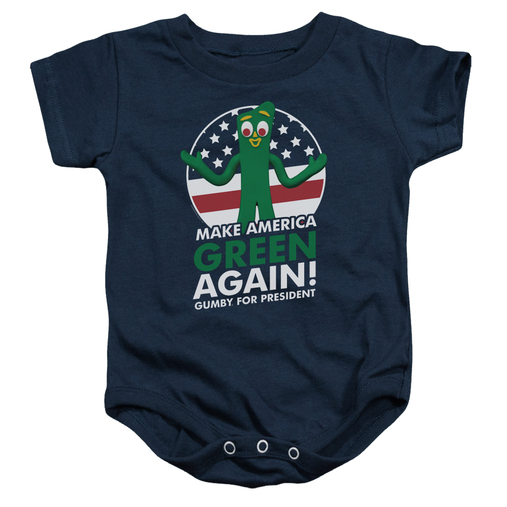 Gumby For President Baby Bodysuit Baby Bodysuit Gumby
