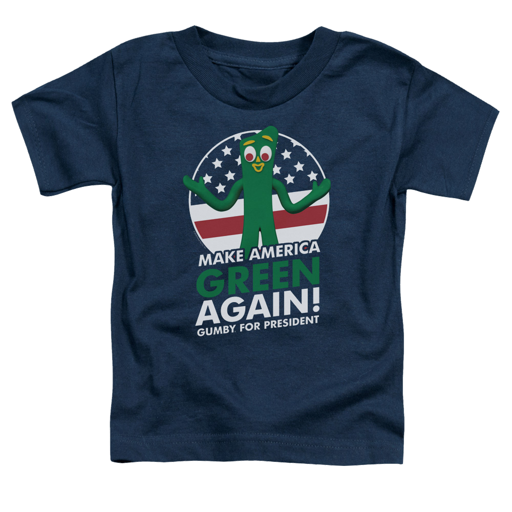 Gumby For President Toddler T-Shirt Toddler T-Shirt Gumby