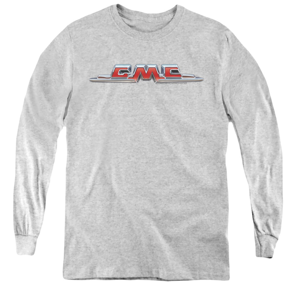 Gmc Chrome Logo - Youth Long Sleeve T-Shirt Youth Long Sleeve T-Shirt GMC