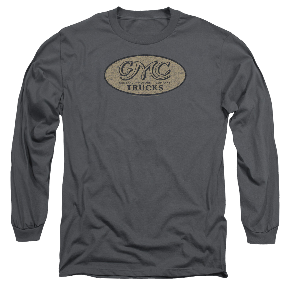 GMC Vintage Oval Logo - Men's Long Sleeve T-Shirt Men's Long Sleeve T-Shirt GMC
