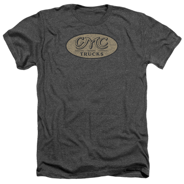 GMC Vintage Oval Logo - Men's Heather T-Shirt Men's Heather T-Shirt GMC