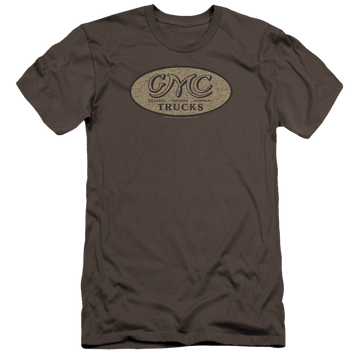GMC Vintage Oval Logo - Men's Premium Slim Fit T-Shirt Men's Premium Slim Fit T-Shirt GMC