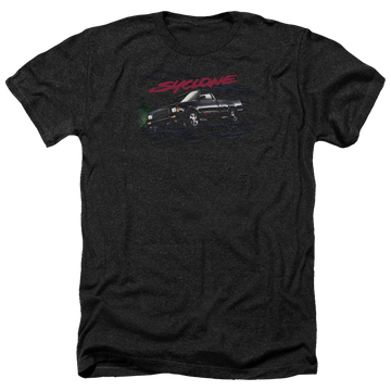 Charcoal men's heather t-shirt with GMC Syclone graphic