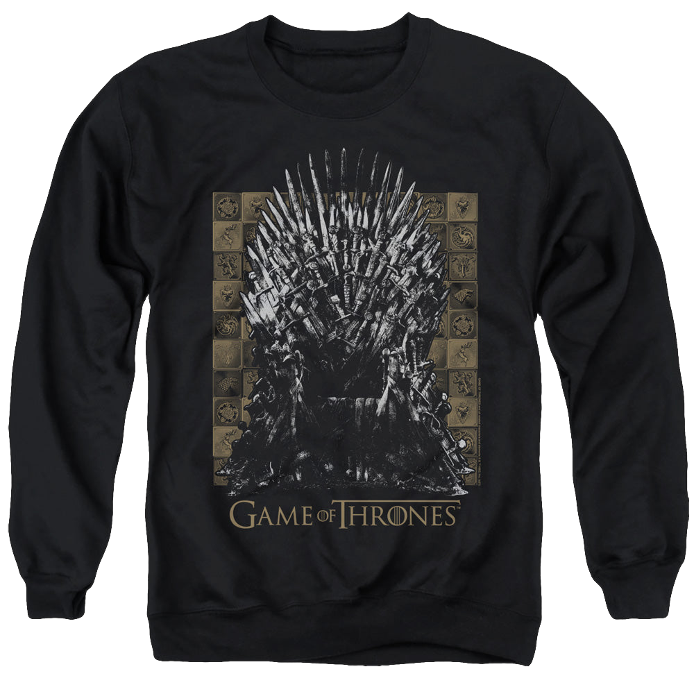 Game of Thrones Iron Throne - Men's Crewneck Sweatshirt Men's Crewneck Sweatshirt Game of Thrones