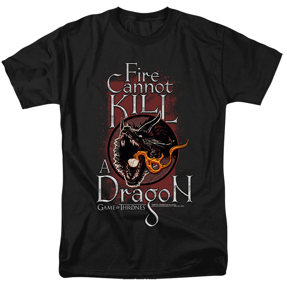 Game of Thrones Fire Cannot Kill A Dragon - Men's Regular Fit T-Shirt Men's Regular Fit T-Shirt Game of Thrones