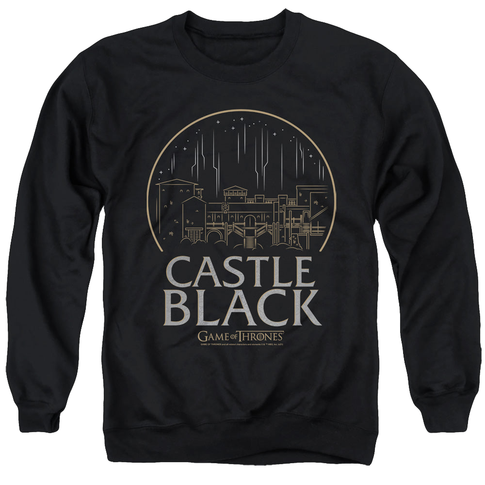 Game of Thrones Castle Black - Men's Crewneck Sweatshirt Men's Crewneck Sweatshirt Game of Thrones