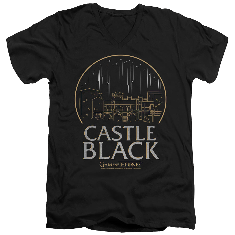 Game of Thrones Castle Black - Men's V-Neck T-Shirt Men's V-Neck T-Shirt Game of Thrones