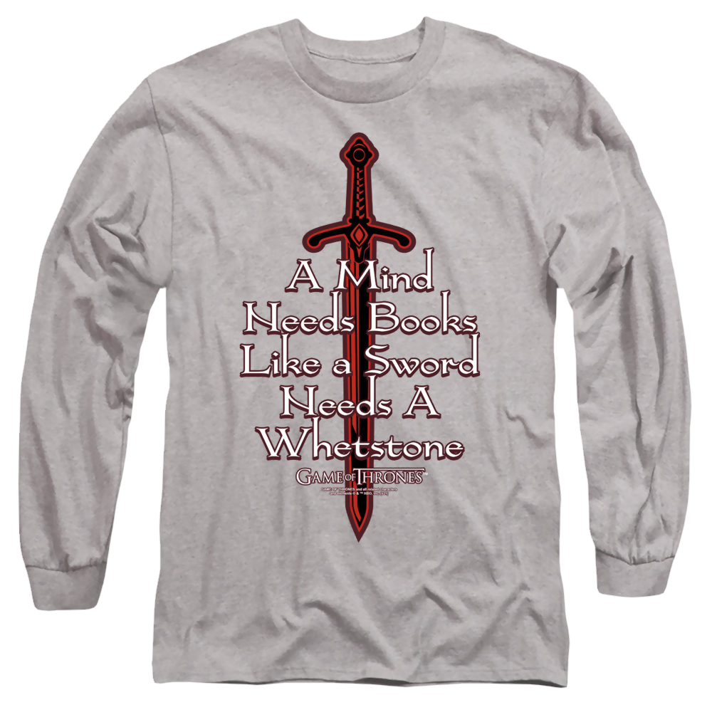 Game of Thrones The Mind Needs Books - Men's Long Sleeve T-Shirt Men's Long Sleeve T-Shirt Game of Thrones