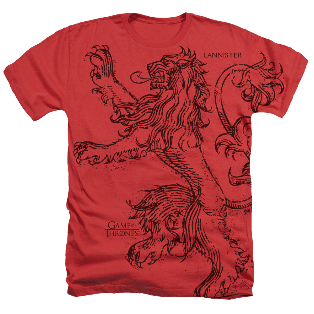 Game of Thrones House Lannister Tonal - Men's All-Over Heather T-Shirt Men's All-Over Heather T-Shirt Game of Thrones