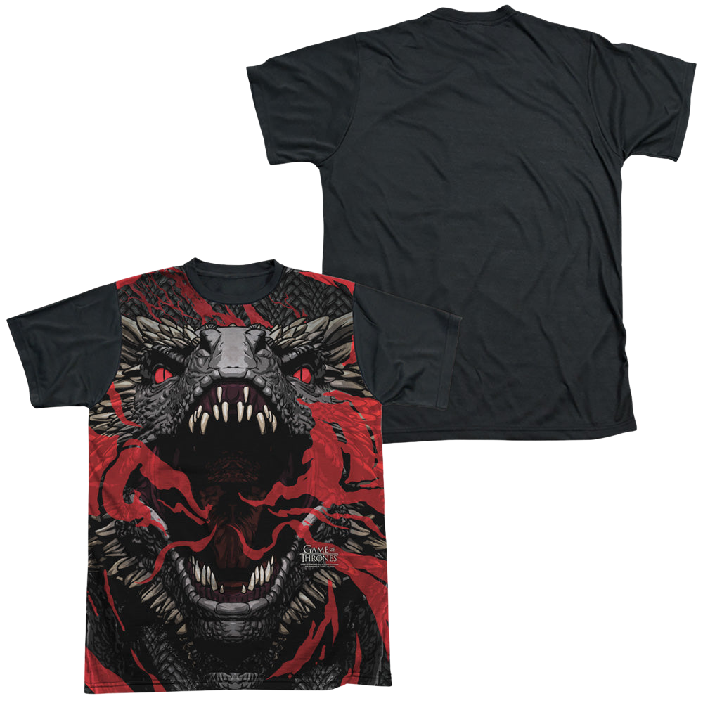 Game of Thrones Dragons - Men's Black Back T-Shirt Men's Black Back T-Shirt Game of Thrones