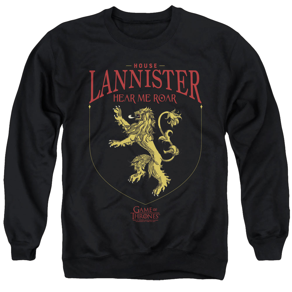 Game of Thrones House Lannister Sigil - Men's Crewneck Sweatshirt Men's Crewneck Sweatshirt Game of Thrones