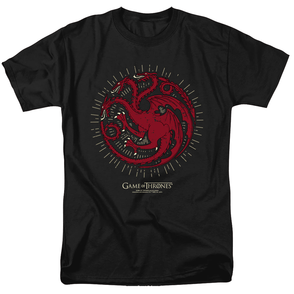 Game of Thrones Targaryen Burst Sigil - Men's Regular Fit T-Shirt Men's Regular Fit T-Shirt Game of Thrones