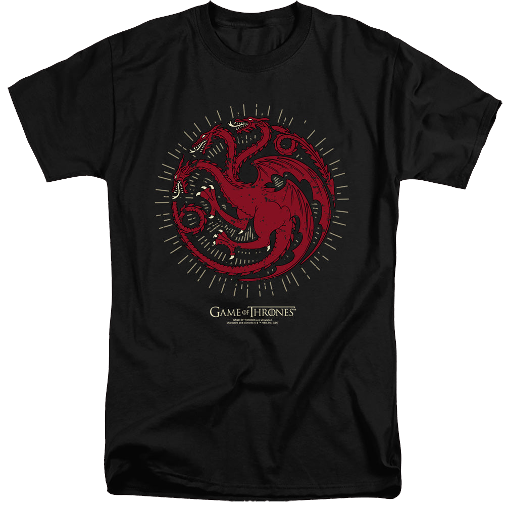 Game of Thrones Targaryen Burst Sigil - Men's Tall Fit T-Shirt Men's Tall Fit T-Shirt Game of Thrones