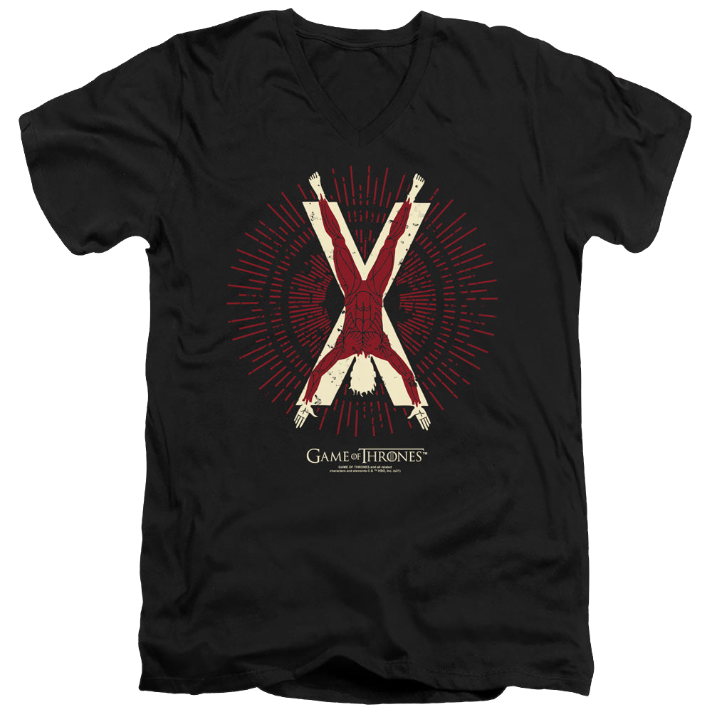 Game of Thrones Bolton Burst Sigil - Men's V-Neck T-Shirt Men's V-Neck T-Shirt Game of Thrones