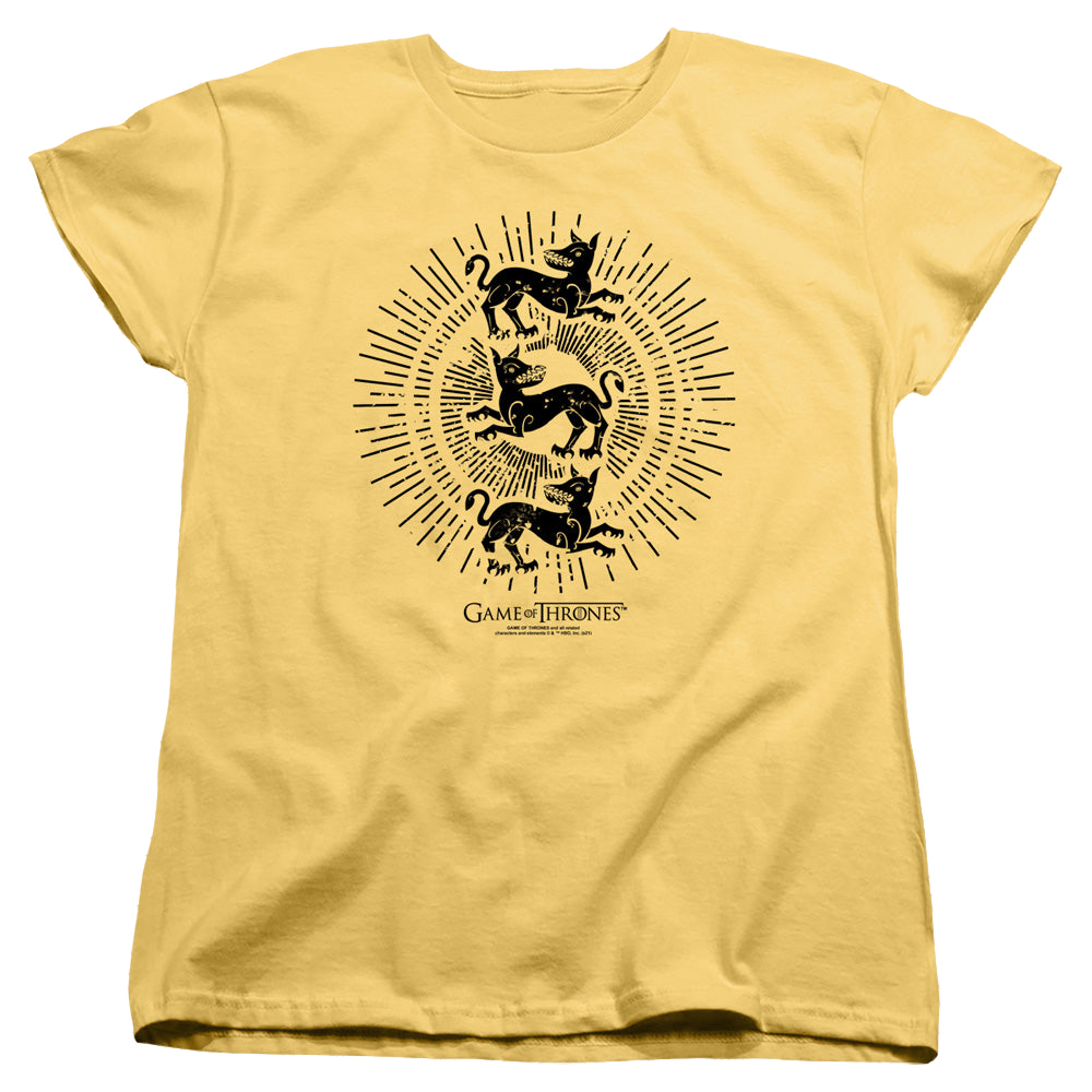 Game of Thrones Clegane Burst Sigil - Women's T-Shirt Women's T-Shirt Game of Thrones