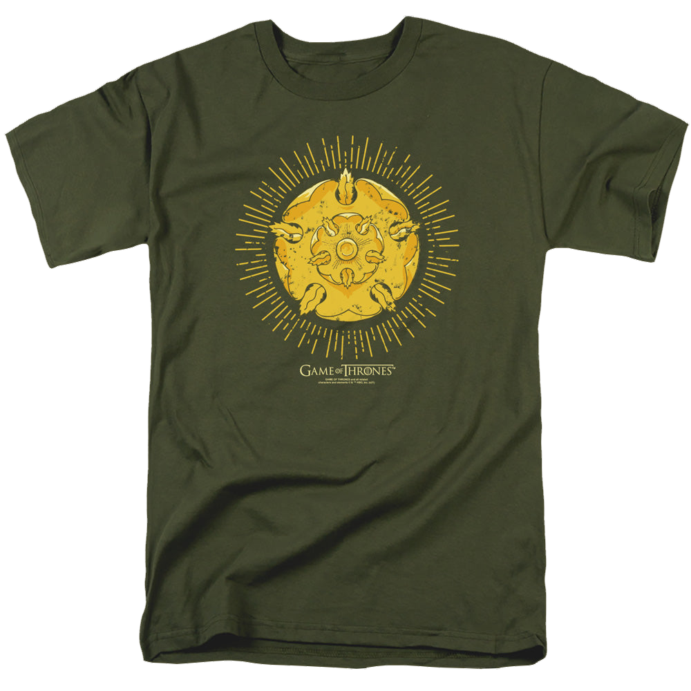 Game of Thrones Tyrell Burst Logo - Men's Regular Fit T-Shirt Men's Regular Fit T-Shirt Game of Thrones