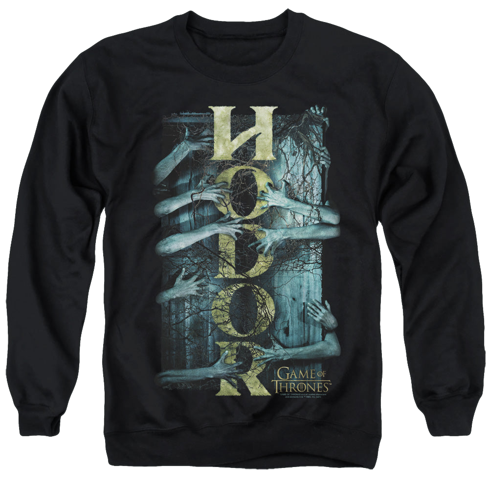 Game of Thrones Hodor - Men's Crewneck Sweatshirt Men's Crewneck Sweatshirt Game of Thrones