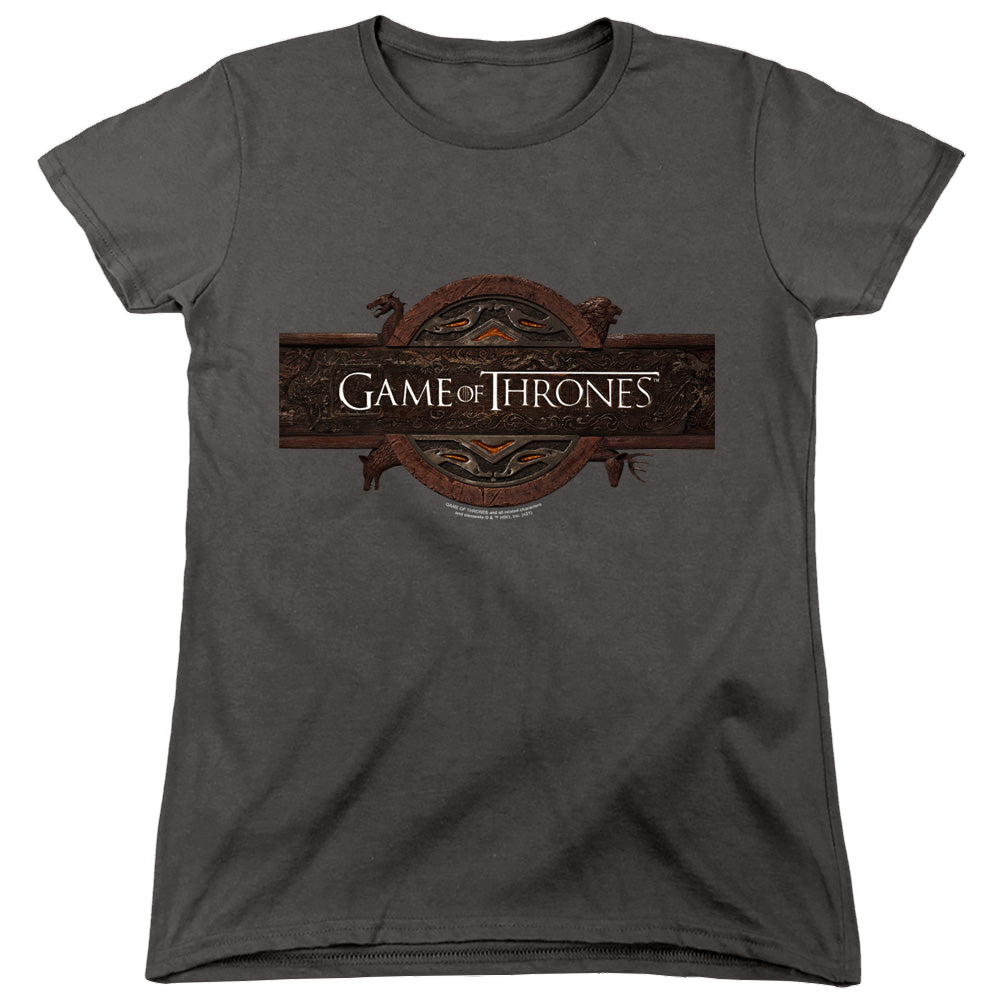 Game of Thrones Title Sequence Logo - Women's T-Shirt Women's T-Shirt Game of Thrones