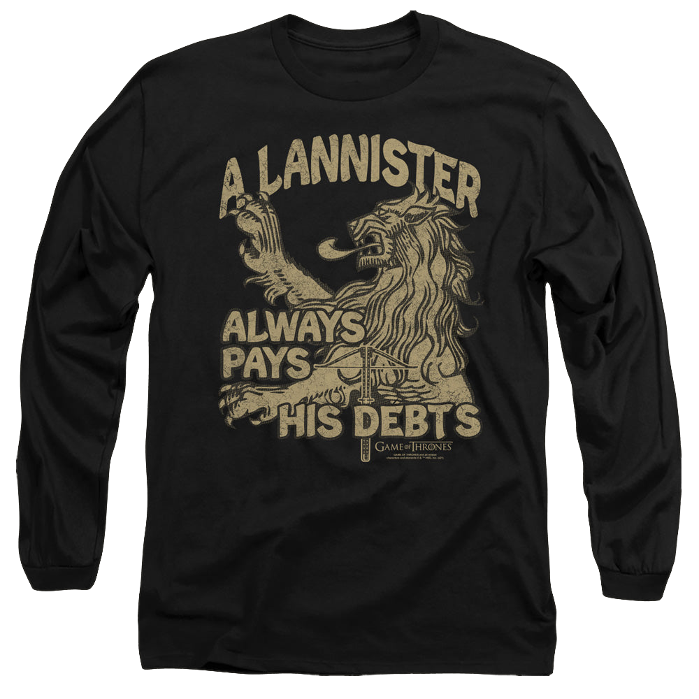 Game of Thrones Debts - Men's Long Sleeve T-Shirt Men's Long Sleeve T-Shirt Game of Thrones