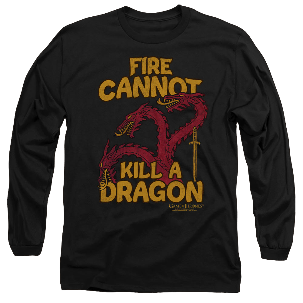 Game of Thrones Dragons With Fire - Men's Long Sleeve T-Shirt Men's Long Sleeve T-Shirt Game of Thrones