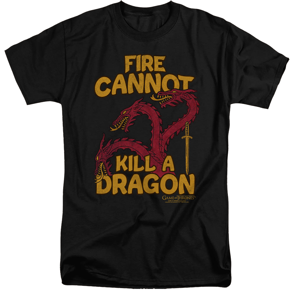 Game of Thrones Dragons With Fire - Men's Tall Fit T-Shirt Men's Tall Fit T-Shirt Game of Thrones
