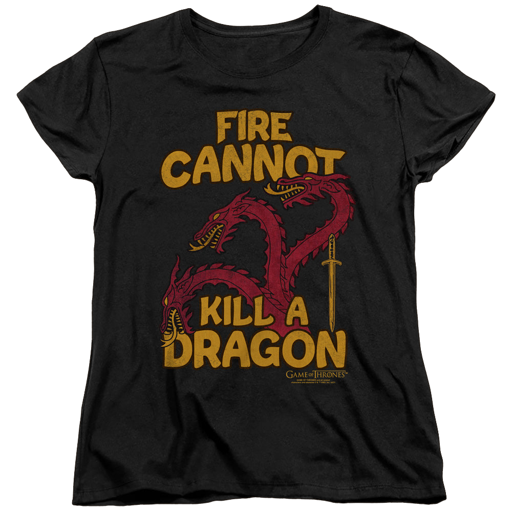 Game of Thrones Dragons With Fire - Women's T-Shirt Women's T-Shirt Game of Thrones