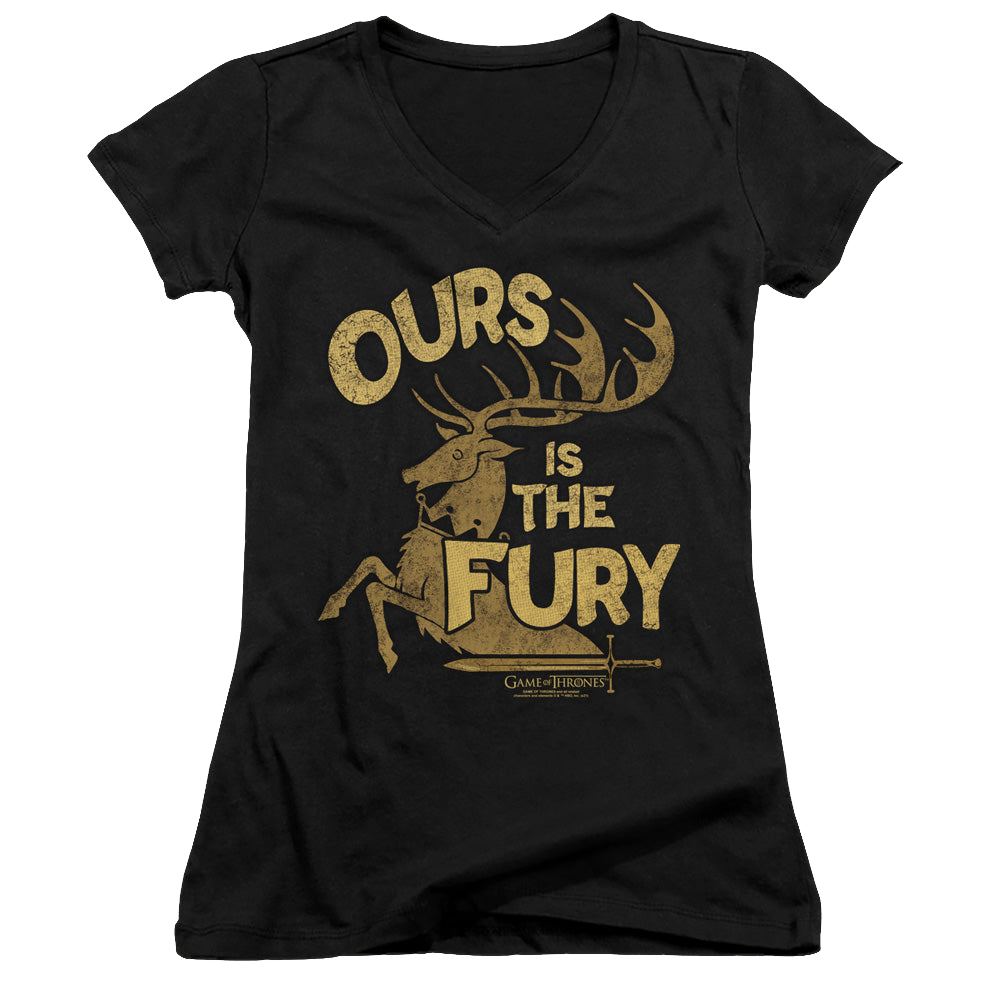 Game of Thrones Fury - Juniors V-Neck T-Shirt Juniors V-Neck T-Shirt Game of Thrones
